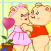 GIF animado (5416) Ositos peluche romanticos
