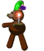 GIF animado (10249) Oso con una vela