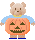 GIF animado (10252) Oso de halloween