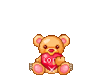 GIF animado (5429) Oso de peluche de amor