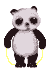 GIF animado (10309) Oso panda saltando