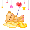 GIF animado (5474) Oso peluche enamorado
