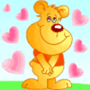 GIF animado (5497) Oso peluche romantico