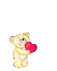 GIF animado (2300) Oso romantico