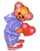 GIF animado (2305) Oso romantico