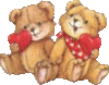 GIF animado (5517) Osos peluche amor