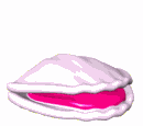 GIF animado (6054) Ostra con perla