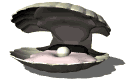GIF animado (6057) Ostra con perla