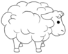 GIF animado (9837) Oveja blanca
