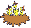 GIF animado (7135) Pajaros en el nido