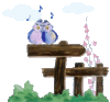 GIF animado (2357) Pajaros romanticos