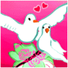 GIF animado (2379) Palomas romanticas