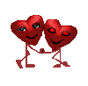 GIF animado (4041) Pareja corazones