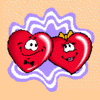 GIF animado (4046) Pareja corazones