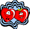 GIF animado (4049) Pareja corazones