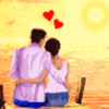 GIF animado (5329) Pareja de amor