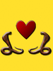 GIF animado (11304) Pareja de cobras
