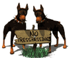 GIF animado (10829) Pareja de doberman guardianes