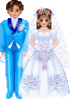 GIF animado (2878) Pareja de novios
