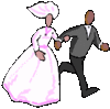 GIF animado (2885) Pareja de novios