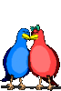 GIF animado (7192) Pareja de palomas