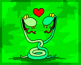 GIF animado (11320) Pareja de serpientes