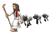 GIF animado (9868) Pastor ovejas