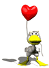 GIF animado (2389) Patito enamorado