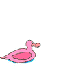 GIF animado (7233) Pato pescando