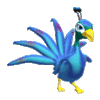 GIF animado (7262) Pavo real andando