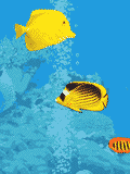 GIF animado (6358) Peces en el mar