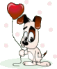 GIF animado (2442) Perrito enamorado