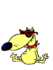 GIF animado (10789) Perro feliz