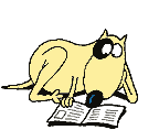 GIF animado (10795) Perro leyendo