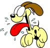GIF animado (14138) Perro odie
