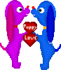 GIF animado (2462) Perros romanticos