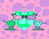 GIF animado (11057) Perros y corazones