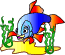 GIF animado (2422) Pez enamorado