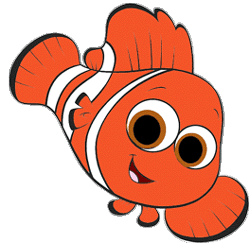 Imagen GIF de Pez payaso buscando a nemo animado