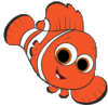 GIF animado (6472) Pez payaso buscando a nemo