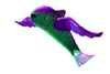 GIF animado (6389) Pez volador