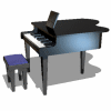 GIF animado (12871) Piano cola