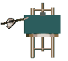 GIF animado (11879) Pintando en el caballete
