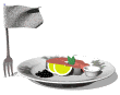 GIF animado (1375) Plato con comida