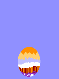GIF animado (7402) Pollito en un huevo de pascua