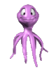 GIF animado (6082) Pulpo lila