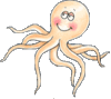 GIF animado (6094) Pulpo sonrojado