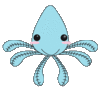 GIF animado (6100) Pulpos kawaii