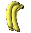 GIF animado (1090) Racimo bananas