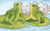 GIF animado (2481) Ranas romanticas